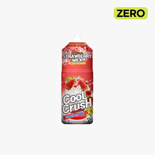 쓰리탑스 쿨크러쉬 스트로베리밀크 무니코틴 30ml