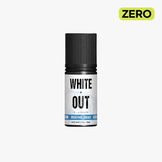 화이트아웃 멘솔시가 무니코틴 30ml