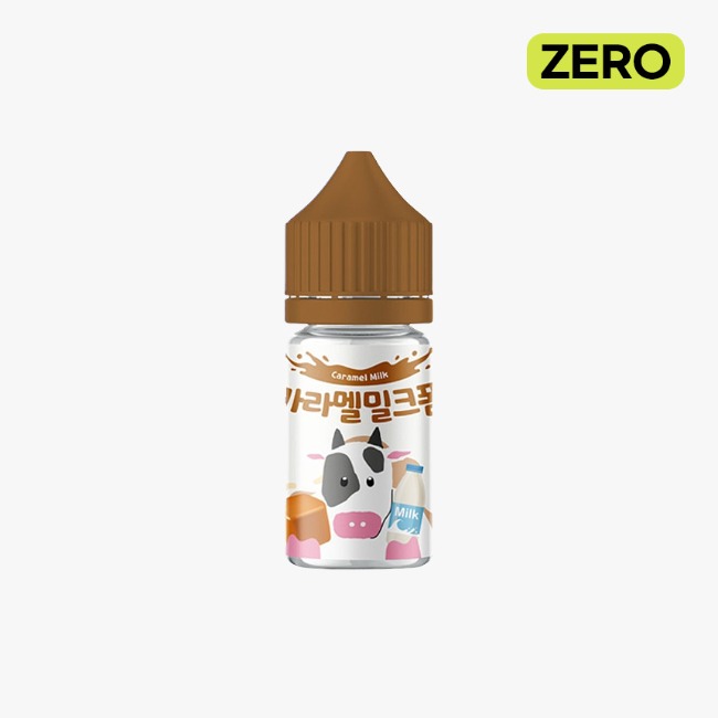 밀크폼 카라멜밀크폼 무니코틴 30ml