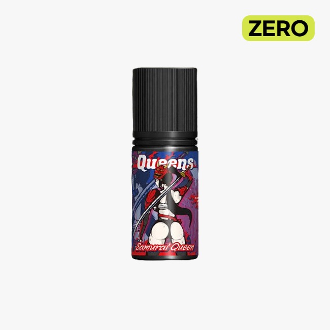퀸즈 사무라이퀸 딸기블루베리 무니코틴 30ml