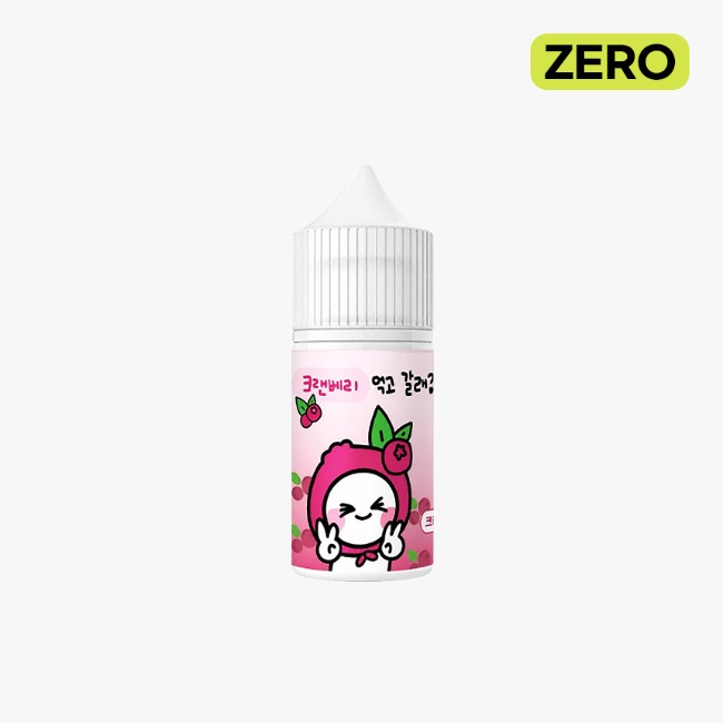 만랩 액상먹고갈래? 크랜베리 N-SYS 무니코틴 30ml