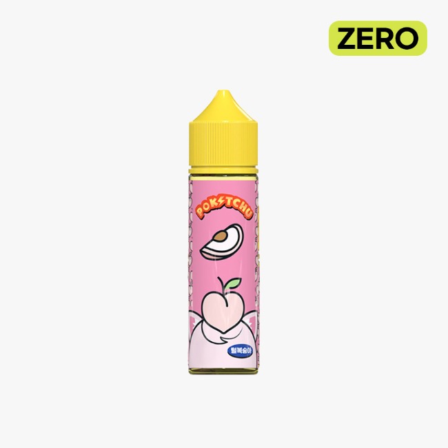 포켓츄 털복숭아 무니코틴 60ml