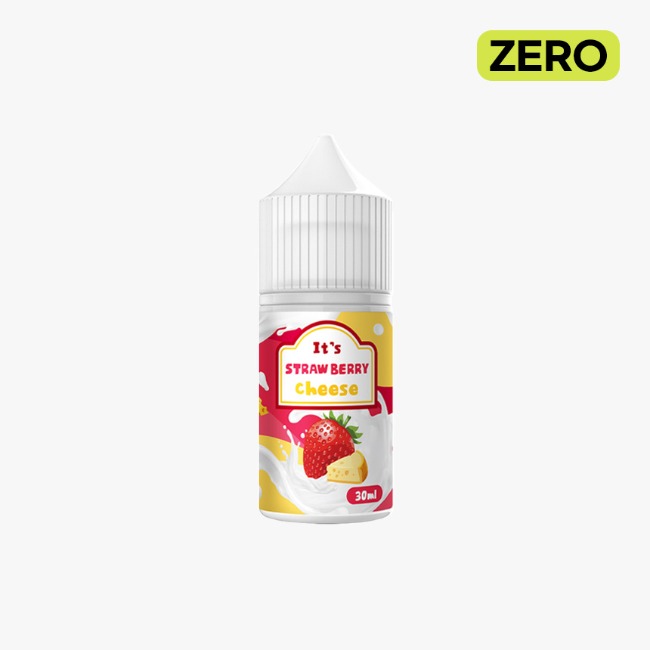만랩 잇츠치즈 스트로베리치즈 N-SYS 무니코틴 30ml