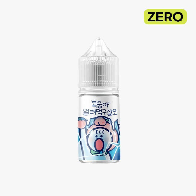 월드베이프 얼려먹구싶오 복숭아 무니코틴 30ml
