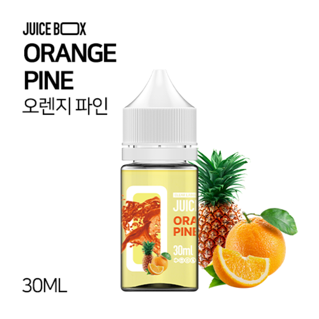 쥬스박스 클리어라벨 오렌지파인 30ml