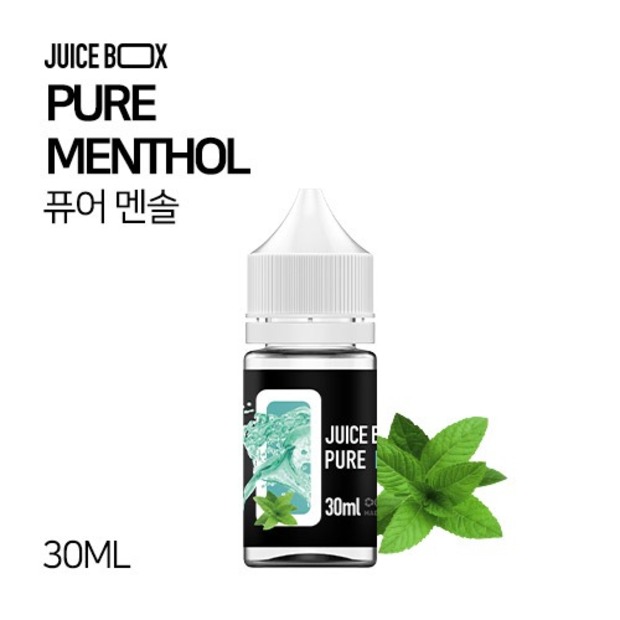 쥬스박스 블랙라벨 퓨어 멘솔 30ml
