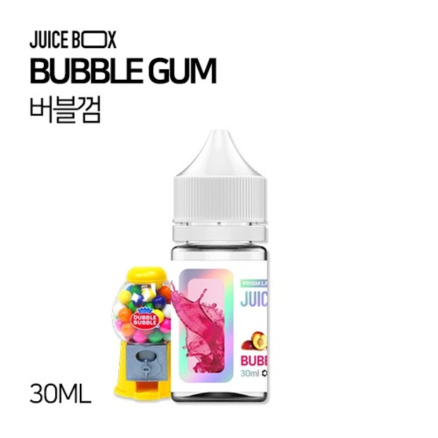 쥬스박스 프리즘라벨 버블껌 30ml