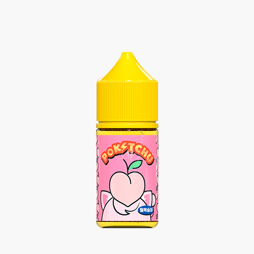 포켓츄 털복숭아 무니코틴 30ml