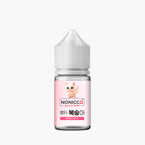 뿜타 복숭아 무니코틴 30ml
